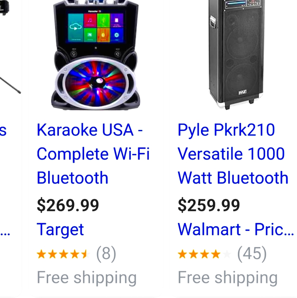 Bluetooth speaker/kareoke machine